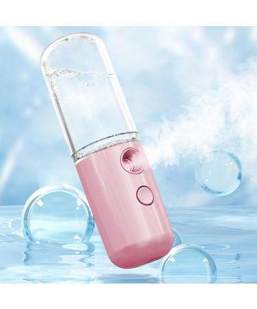 Nano Facial Mist Sprayer - Hydrating Makeup & Moisturizing Humidifier for Skin Care - Pink | International Shipping - Buy Online on SooperMarket.com