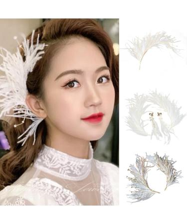 JSGHGDF Artificial Hair lip s rystal Hairband Wedding Party Ancient Women omic-Show Headwear Hairpin earring set - Buy Online on SooperMarket.com