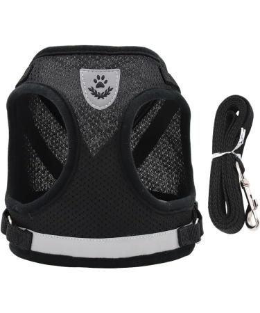 Reflective Soft Padded Dog & Cat Dishes with Leash - Air-Mesh for Small Dogs & Cats (XS 24-27cm) - LOOK ANDE HOUSE - Buy Online on SooperMarket.com