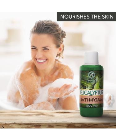 Buy Eucalyptus Essential Oil Bath Foam - 34 Fl Oz | Relaxing Aromatherapy for Good Sleep & Spa Experience - Buy Online on SooperMarket.com