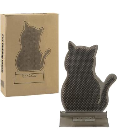 Ibluelover Cat Brush - Corner Grooming & Massage Brush for Long-Haired & Short-Haired Cats | Wall-Mounted Cat Scratchboard & Play Toy - Buy Online on SooperMarket.com