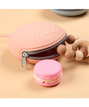 Virtcoy Silicone Loosteretui - Versatile Pink/Violet Storage Case for Pacifiers Keys Lip Balm & More | Ideal Travel Accessory - Buy Online on SooperMarket.com