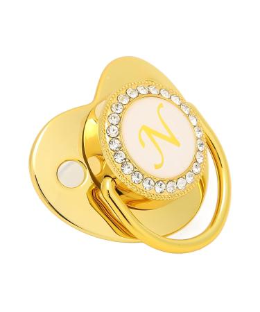 Golden Ultra-Light Silicone Pacifier 0-6 Months | Soft BPA-Free Infant Pacifier with Clip | Safe & Stylish Baby Soother for 6-18 Months - Buy Online on SooperMarket.com