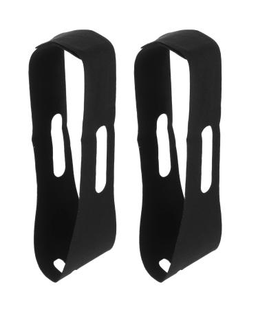 Healvian Anti Snoring Devices Anti Snoring Devices 2Pcs Anti Snoring Chin Strap Stop Snoring Strap Adjustable Snoring Devices Face Chin Protector for Sleeping Black Snoring Solution Snoring Solution