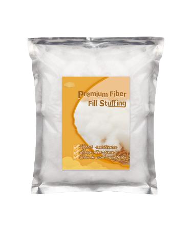 Pillow Fiberfill Stuffing,3.5OZ Polyester Fiber Fill Stuffing, Polyester Cushion Fiber Fill, High Resilience Fill Fiber for Stuffed Animals, Cotton Stuffing, Fiberfill DIY Craft