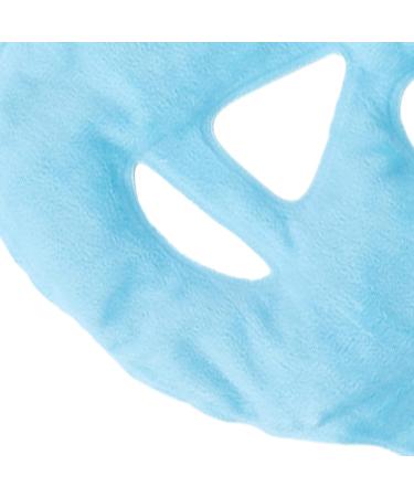 Reusable Gel Beads Face Eye Mask | Hot & Cold Compress for Puffy Eyes Dark Circles Relief | Stress & Migraine Relief Spa Mask (Blue - Buy Online on SooperMarket.com