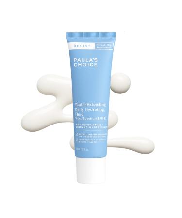 Paula's Choice RESIST Daily Hydrating Fluid Face Moisturizer SPF 50, UVA & UVB Protection, Chamomile & Vitamin E, Sunscreen for Oily Skin, 2 Ounce