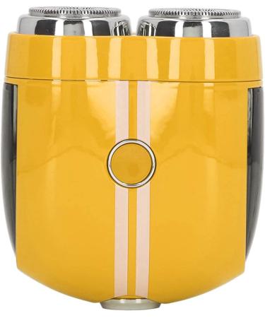 Mini Electric Beard Trimmer - IPX7 Waterproof Type C Charging Dual Use for Travel - Small Shaver in Yellow - Buy Online on SooperMarket.com