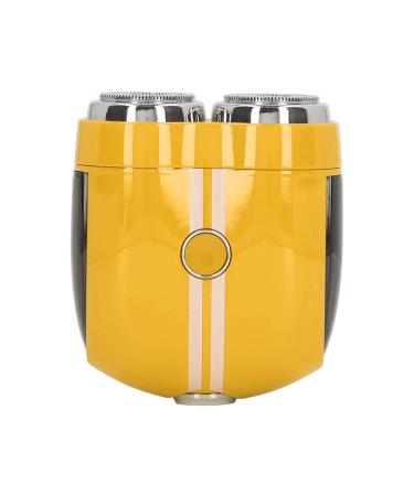 Other Products Shaver Small Beard Trimmer Ipx7 Waterproof Type C Wet Dry Charging Dual Use for Travel Mini Electric Beard (Yellow)