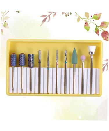 Beavorty 3 Sets Manicure Pedicure Bit manicure drill bits Cuticle Drill Bits Gel Nails Bit Manicure sand tool Nail Drill Replacement Bits nail grinding head power tools polisher diamond 5x1cmx3pcs Yellowx3pcs - Buy Online on SooperMarket.com