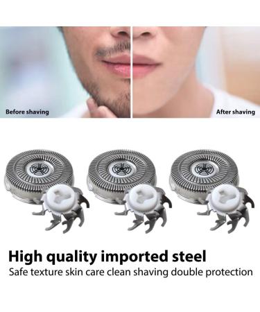 Men's Electric Shaver Replacement Head Blades for SweetLF SWS7105 - Compatible & Includes Cleaning Brush - Buy Online on SooperMarket.com