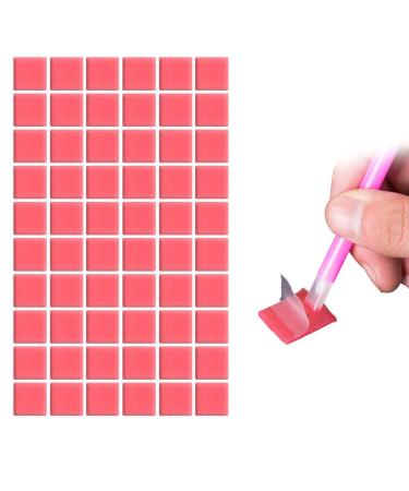 60 Pieces Painting Glue Clay Wax for DIY Diamonds Art Painting (Red)