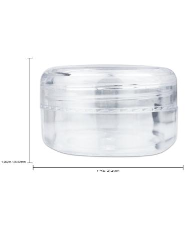 Buy Beauticom 15G Round Clear Jars (60 Pack) - BPA Free Storage for Pills Medications Ointments | International Shipping Available - Buy Online on SooperMarket.com
