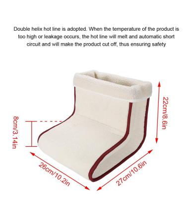 Electrical Foot Warmer | Removable Heating Boots & Footmuff | Winter Warmers for Office & Bedroom (EU) - Buy Online on SooperMarket.com