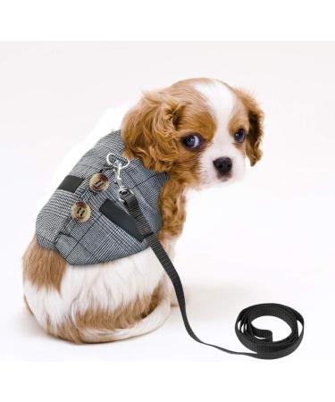Rabbit Harness Multipurpose Adjustable Soft Pet Rabbit Walking Harness Leash Lead Gentlemanly Style Bunny Vest for Small Animal (M) - Buy Online on SooperMarket.com