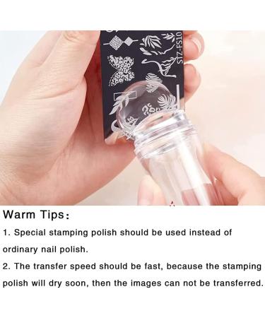Geometric Nail Stamping Plates Set - 4Pcs Nail Templates for Art Stamping Kit - Buy Online on SooperMarket.com