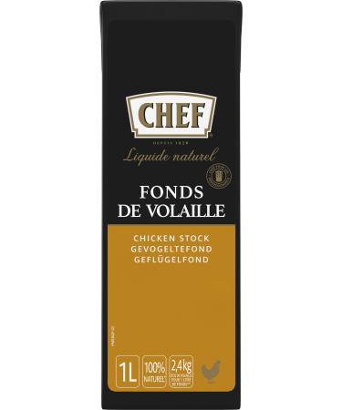 CHEF All Natural Chicken Stock 1 Litre