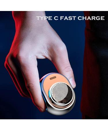 Mini Shave for Men USB Electric Shaver Portable Razor Wet and Dry Shaver for Men for Home Office Business Travel (Silver) - Buy Online on SooperMarket.com