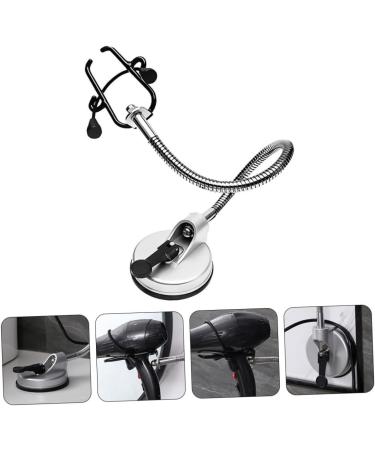 Alipis Adjustable Blow Bathroom Storage Suction Hair Stand Cup Steel Holder Dryer Rack Hands - Buy Online on SooperMarket.com
