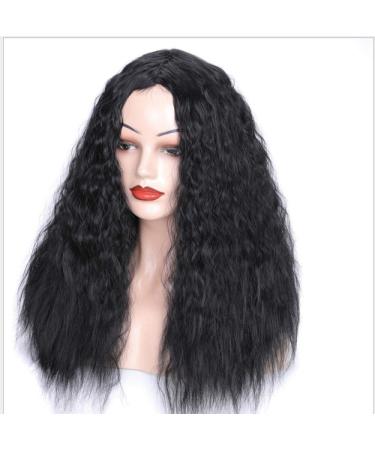 BGHJUE Halloween African Explosion Lace Front Wig - Trendy Long Soft Natural Wave Synthetic Hair for Women - Buy Online on SooperMarket.com