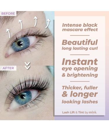 MIYA LASH Lash Lift & Brow Lamination Kit - Fuller, Thicker, Voluminous Eyebrows & Curled Eyelashes - Professional 8 Weeks Results - Keratin At-Home Brow & Lash Lift Kit with All Tools - Buy Online on SooperMarket.com