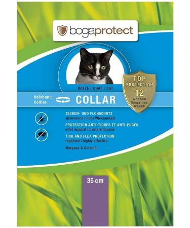 Bogaprotect Collar for Cats | Natural Flea & Tick Protection for Up to 12 Weeks | 100% Natural Ingredients | Flea & Tick Band UBO0362 - Buy Online on SooperMarket.com