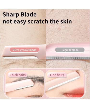 Eyebrow Razor Facial Razor Shaper for Precisely Triming and Shaping Facial Hair Women's Trimmer Shaving Grooming Kit (3 count) - Buy Online on SooperMarket.com
