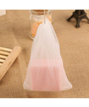 ELANE Handmade Soap Bubble Mesh Bags - 10 Pcs Exfoliating & Foaming Net Bags - Buy Online on SooperMarket.com