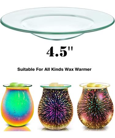 Corleone Replacement Wax Warmer Dishes - Round Glass Bowls for Electric Wax Melter and Burner - Set of 2 - Buy Online on SooperMarket.com
