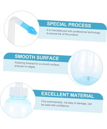 Nasal Cleaner for Adults - Portable Tea Kettle Plastic Cleaner Set for Sinus Rinse & Nose Flusher - Buy Online on SooperMarket.com