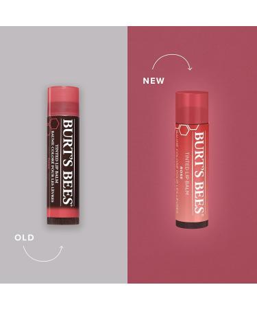Burt's Bees Tinted Lip Balm Rose 100% Natural - 1 Tube (Packaging may vary) - Buy Online on SooperMarket.com