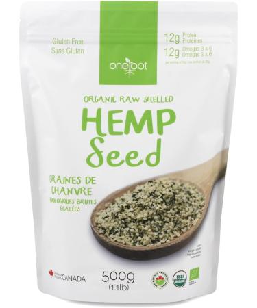 ONEROOT Organic Raw Shelled Hemp Seeds (Hemp Hearts) Non-GMO Gluten Free Plant-Based Protein Omega-3 Omega-6-1kg (2 Pack) - Buy Online on SooperMarket.com