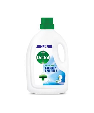 Dettol Anti-Bacterial Laundry Cleanser Additive Fresh Cotton Kills 99.9 Percent of Bacteria 2.5 Litres 2.50 l (Pack of 1)