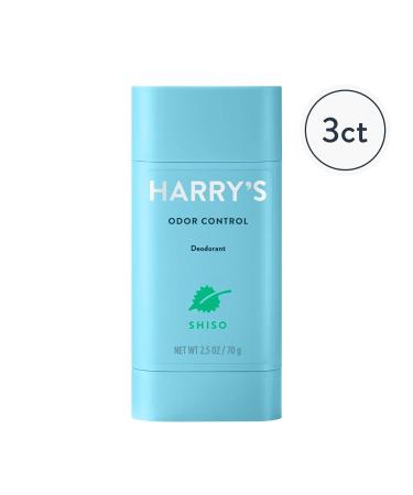 Harry's Aluminum Free Deodorant for Men - Odor Control Shiso Scent 2.5 Oz 3-Pack | Men Deodorant Aluminum Free Aluminum Free - Discontinued Shiso - Buy Online on SooperMarket.com