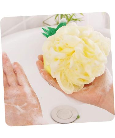 NOLITOY 4pcs Large Bath Ball Pouf Sponge - Cute Mesh Shower Flower for Spa & Relaxation - Buy Online on SooperMarket.com