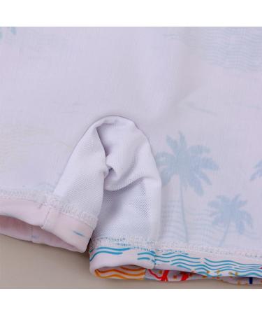 PythJooh Baby Boy Swimsuit | Zipper Rash Guard One Piece | Shark Print Shorts | Beach Swimwear 0-5 Years | 6-12 Months | Beige - Buy Online on SooperMarket.com