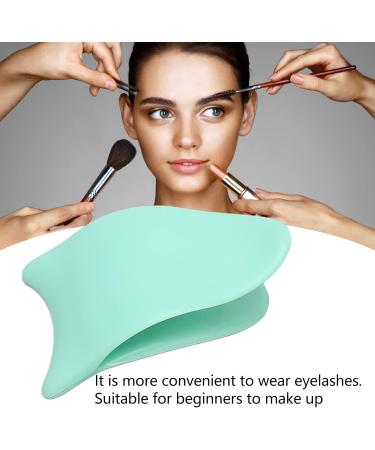 Lash Clip Applicator Green Plastic Curved Head Lash Clip Portable Daily Use Lashes Buddy Makeup Auxiliary Tool for Beginner and Professionals - Buy Online on SooperMarket.com