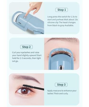 Electric Lash Curler Heated Eyelash Curler Gentle for Makeup - Buy Online on SooperMarket.com