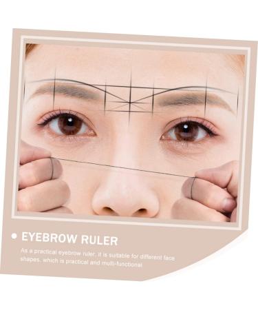 Baluue 2pcs Eyebrow Positioning Line Makeup Supplies Eyebrow Ruler Eyebrow Tools Digital Ruler Nylon - Buy Online on SooperMarket.com