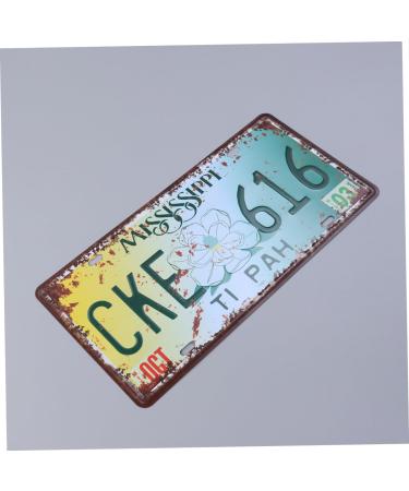Cabilock Metal Signs License Plate Iron Painting European and American - Buy Online on SooperMarket.com