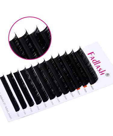 Professional Classic Eyelash Extensions - 0.20mm C Curl Mix (8-14mm) - Natural Black Individual Lashes - Buy Online on SooperMarket.com