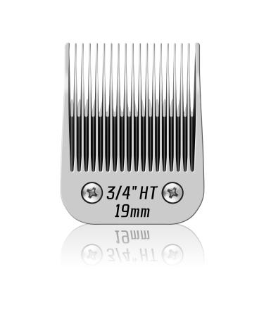 Bestbomg 3/4 "ht removable blades for the fur care of pets compatible with Heiniger/Moser Max45/Andis/Oster A5 Schapermas cutting length 3/4" (19 mm) 3/4HT 19mm