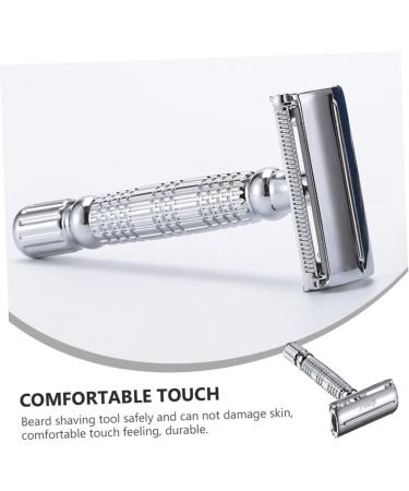 JECOMPRIS 2ST Manual Razor - Double-Speed Chrome-Plated Double-Sided Shaver for Men | Durable Alloy Design 2-Pack - Buy Online on SooperMarket.com