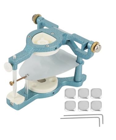 Agate magnetic articulator 9-in-1-dentallabor large full mouth adjustable magnetic articulator equipment dental articulator with 6 replacement metal plates