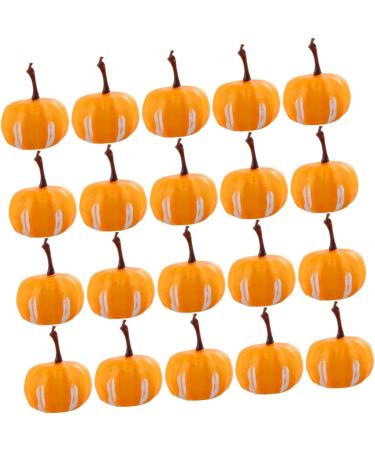 Didiseaon 60 Pcs Simulated Mini Pumpkin Fake Pumpkin Halloween Pumpkin Decoration Simulation Small Pumpkin Simulation Pumpkin Little Pumpkin Foam Manual Yellowx3pcs 2.2X3.4CMx3pcs - Buy Online on SooperMarket.com