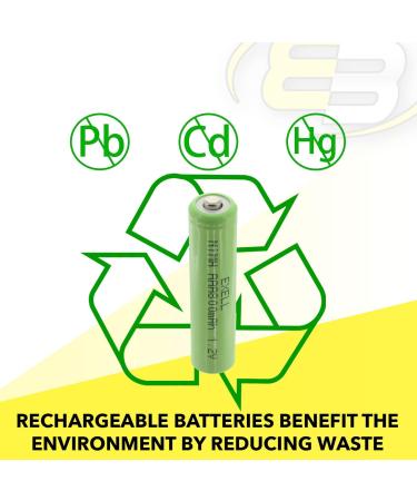 5x 1.2V NIMH AAA 800mAh Rechargeable Batteries for Portable Monitors & Instruments | International Shipping Available - Buy Online on SooperMarket.com
