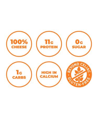 Moon Cheese Cheddar - 2 oz | 100% Natural Cheese Snack - Buy Online on SooperMarket.com
