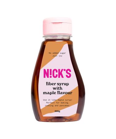 NICKS Fiber Syrup with Maple flavor (300g) Sugar Alternative Keto Sweetener No Added Sugar Gluten Free