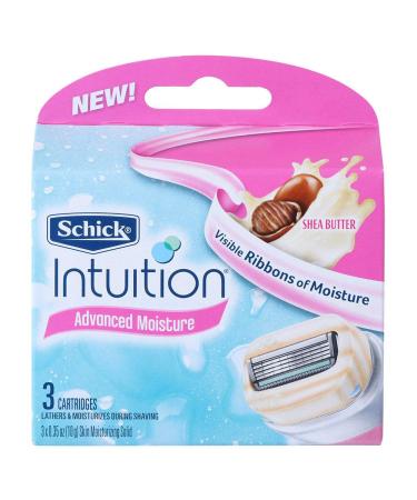Buy Schick Intuition Advanced Moisture Hydration with Shea Butter - 3 Cartridges | International Shipping Available - Buy Online on SooperMarket.com