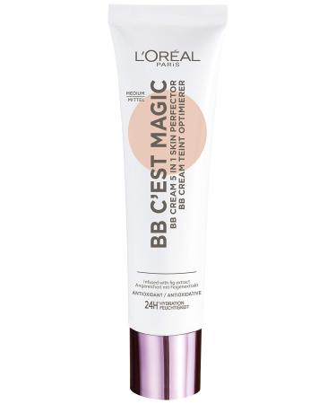 LOr al Paris BB Cest Magic Remedy Blemish Balm Cream (BB Cream) for a natural-looking complexion moisturizing 30 ml (pack of 3) 04 Medium 90 ml (Pack of 1)